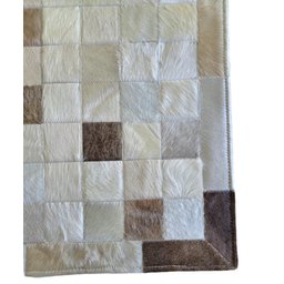 Tapete de Couro Natural Premium Champanhe 2,00 X 1,50 M - 2