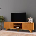 Ver imagem 2 de Rack Siena 220 com Pes - Mv - Rei de Casa Naturale