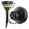 Funil Plástico Bico Flexível 140mm Preto Vonder - 4