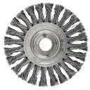 Ver imagem 1 de Escova de Aço Circular Trançada 150 x 13 mm - 7272 - BRASFORT Escova de Aço Circular Trançada 150 X
