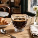 Ver imagem 5 de Jogo 12 Xícaras 200ml de Vidro Chá Café Lyor Lile Mesa Posta