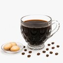 Ver imagem 2 de Jogo 12 Xícaras 200ml de Vidro Chá Café Lyor Lile Mesa Posta