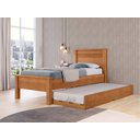 Ver imagem 1 de Cama Solteiro Barcelona com Auxiliar Conquista Cinamomo