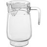 Jarra Água Suco Tampa Acrilico Vidro 1,6l 20x10 Transparente - 1