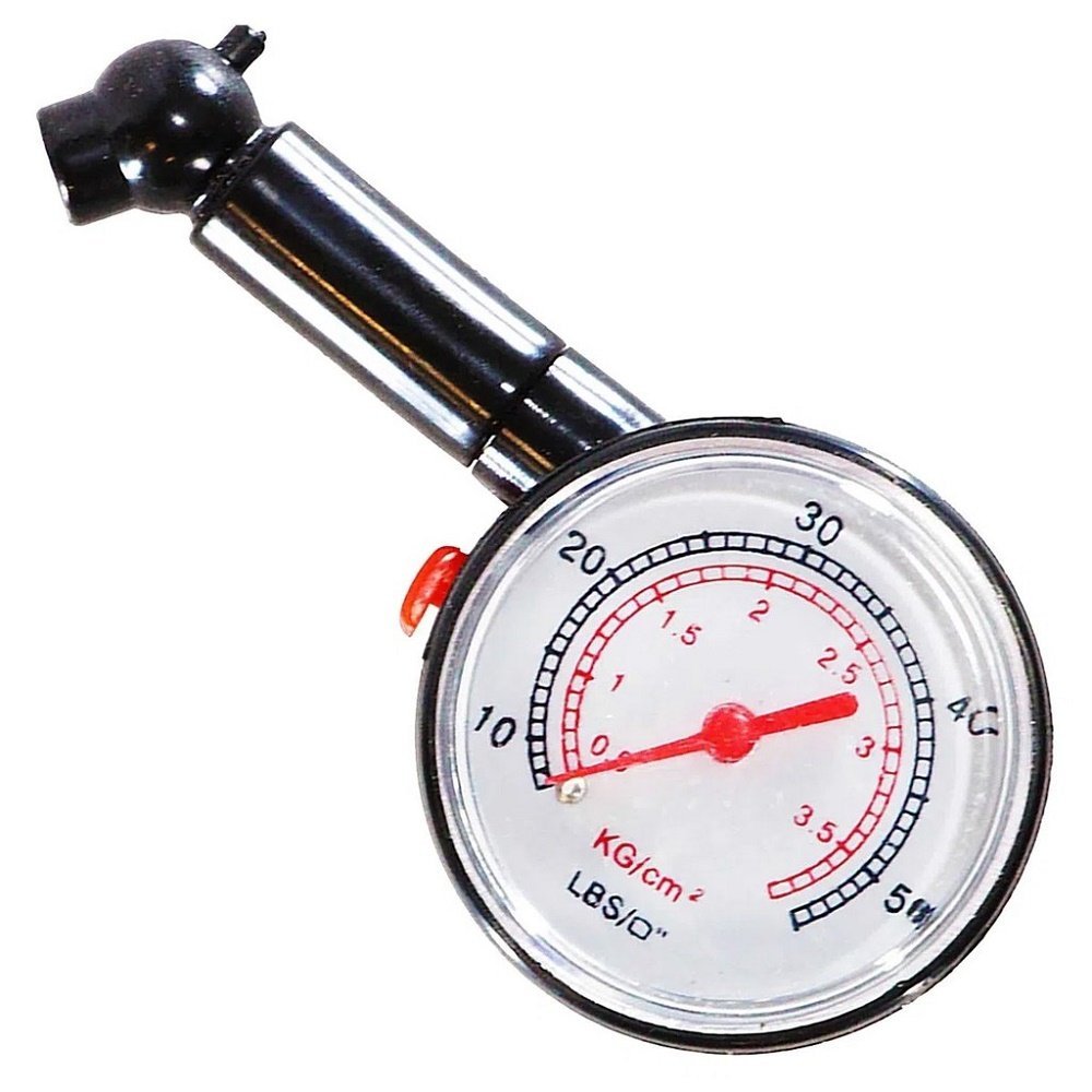Medidor de Pressão Calibragem de Pneus Libras Analógico Calibrador ...