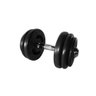 Dumbbell Injetado com Pegada Cromada Academia Fitness 28kg - 2
