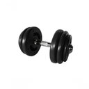 Ver imagem 1 de Dumbbell Injetado com Pegada Cromada Academia Fitness 28kg