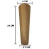 Kit 6 Pés De 20 Cm Cônico Retrô Para Móveis Pé Palito - 3