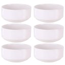 Ver imagem 1 de Kit 6 Tigelas Pequenas Cumbuca Porcelana 10cm Tramontina Paola Restaurante Hotel