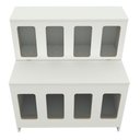 Ver imagem 2 de Expositor de Ração Pet Box 8 Divisões (cães, Gatos, Pet) Vetorial Móveis
