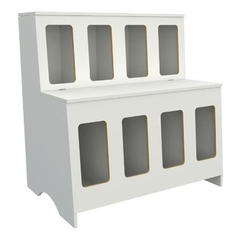 Expositor de Ração Pet Box 8 Divisões (cães, Gatos, Pet) Vetorial Móveis