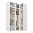 Ver imagem 5 de Guarda-Roupa Planejado de Canto 4 Peças 6 Portas com 4 Portas de Correr Jade CabeCasa MadeiraOriginals Branco/Fosco