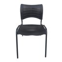 Ver imagem 3 de Kit com 4 Cadeira Iso Fixa Empilhavél Preta