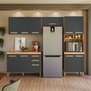Ver imagem 3 de Conjunto de Cozinha Ayla Modulado com 11 Portas e 2 Gavetas