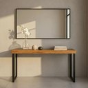 Ver imagem 3 de Aparador Madeira Decor Shop com Acabamento em Verniz 100cm Madeira Teca