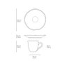 CONJUNTO C/ 6 XÍCARAS DE CAFÉ C/ 6 PIRES BIO GREEN GRANITE 120ml - 6
