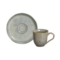 CONJUNTO C/ 6 XÍCARAS DE CAFÉ C/ 6 PIRES BIO GREEN GRANITE 120ml - 1