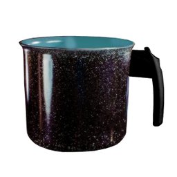 Canecão Fervedor Leiteira Cereja Antiaderente Cerâmica 16cm - 1