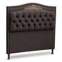 Ver imagem 6 de Cabeceira e Calçadeira Baú Cama Box Casal King Size Belize 195cm Suede Chocolate - Desk Design