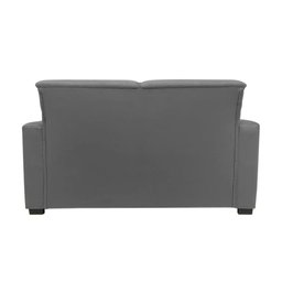 Sofá Namoradeira Pequeno 2 Lugares Imperial Suede:cinza - 4