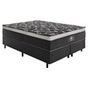 Ver imagem 2 de Cama Box Conjugado Queen com Colchão 158x71x198 Opala Gazin Cr35331 Preto