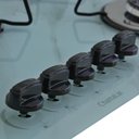 Ver imagem 4 de Cooktop Gás 5 Bocas Chama Tripla 127/220 Marmorizado