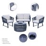 CONJUNTO DE ÁREA ELOA + MESA DE CENTRO CHAMPANHEIRA - 1