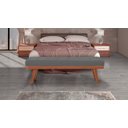 Ver imagem 2 de Puff Decorativo Recamier Madri - Tecido Cinza Noturno