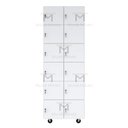 Ver imagem 3 de ARMÁRIO ESCANINHO 12 PORTAS CHAVE RODÍZIO M488.B ORGANIZADOR MUNDI MOVEIS
