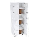 Ver imagem 1 de ARMÁRIO ESCANINHO 12 PORTAS CHAVE RODÍZIO M488.B ORGANIZADOR MUNDI MOVEIS