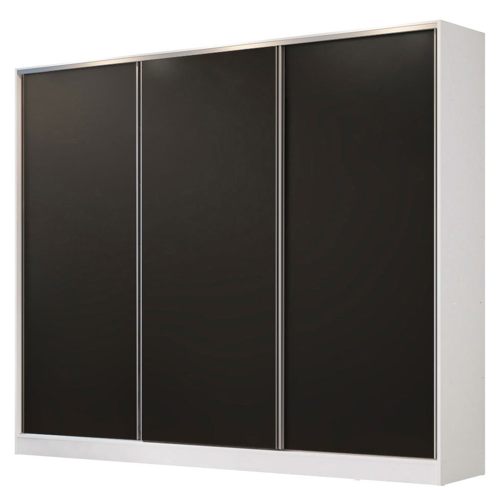 Guarda Roupa Casal 100% Mdf Madesa Royale 3 Portas de Correr - 4