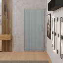 Ver imagem 1 de Porta Sanfonada de Pvc 84x210cm Bariri - Tk:cinza