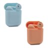 Kit 2 Inpods 12 Tws Fone sem Fio Macaron Wireless Bluetooth Cor:azul+rosa;gênero:unissex;tamanho:úni - 3