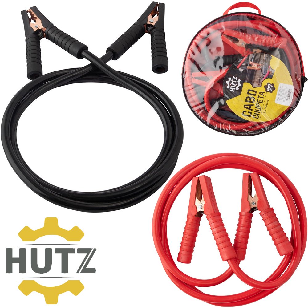 Cabo de Carga para Bateria 2,5m 1500 Amp Hutz Automotivo - 2