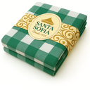 Ver imagem 1 de Toalha de Mesa Picnic 10 Lugares Algodão 1,40 x 3,00 m Verde Santa Sofia
