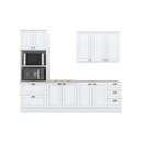 Ver imagem 6 de Cozinha Modulada Completa Americana Peças 5 Peças 1 Aéreo + 2 Balcões + 1 Paneleiro + 1