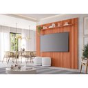 Ver imagem 2 de Painel Ripado para Tv 84 Polegadas 1 Prateleira 2,3m Maragogi Permobili Cinamomo