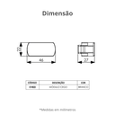Ver imagem 2 de 10 Unidades Módulo Cego para Tomada e Interruptor Cor Branco Durín