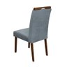 Kit 6 Cadeiras de Jantar Madeira Maciça Mel Premium Heloísa Linho Cinza - 3
