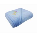 Ver imagem 1 de Cobertor Infantil Bordado C/ Capuz Azul Estampa Sortida Niazitex