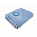 Ver imagem 2 de Cobertor Infantil Bordado C/ Capuz Azul Estampa Sortida Niazitex