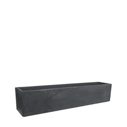 Jardineira Cubo 80 X 20 Cm Cor 18 - Antique Preto - 2