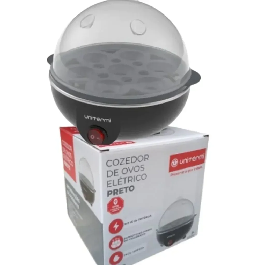 Cozedor de Ovos Portátil Elétrico a Vapor para até 7 Ovos - 8