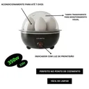 Ver imagem 3 de Cozedor de Ovos Portátil Elétrico a Vapor para até 7 Ovos