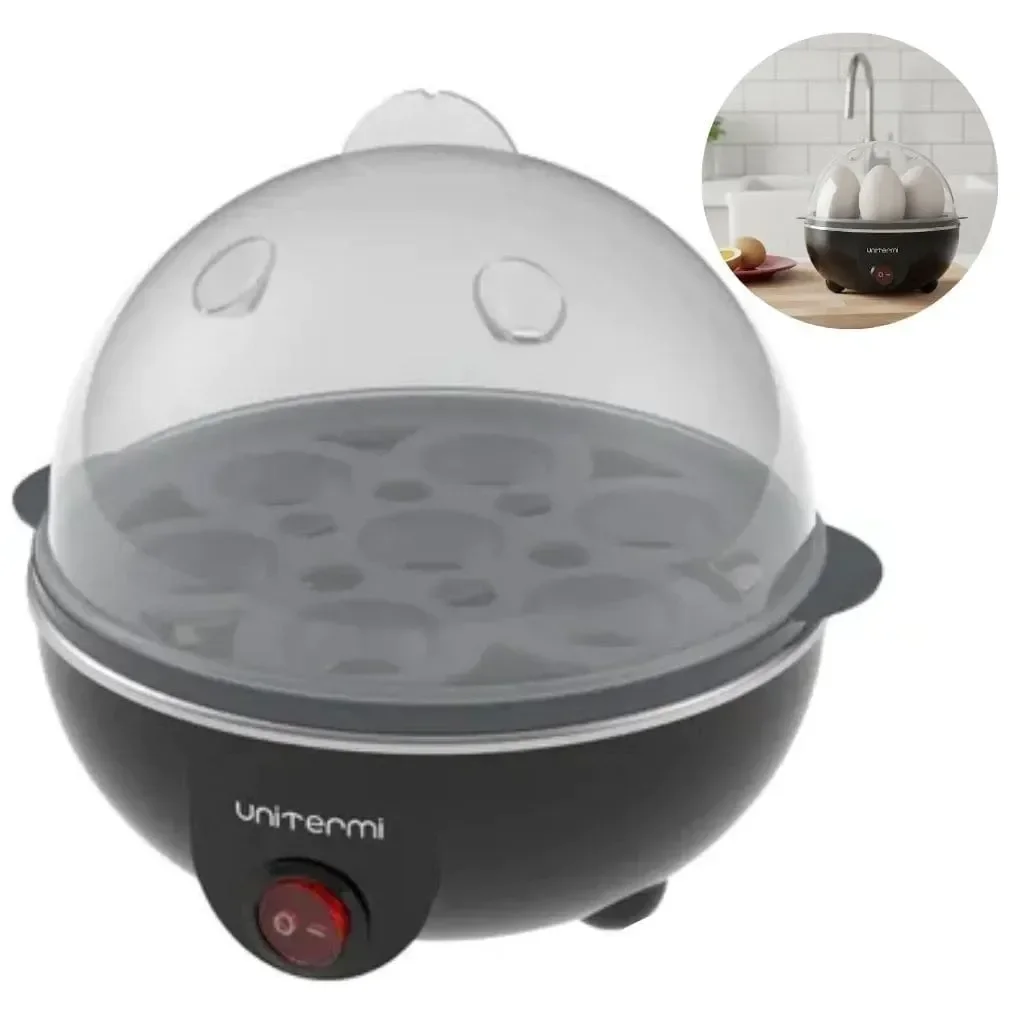 Cozedor de Ovos Portátil Elétrico a Vapor para até 7 Ovos