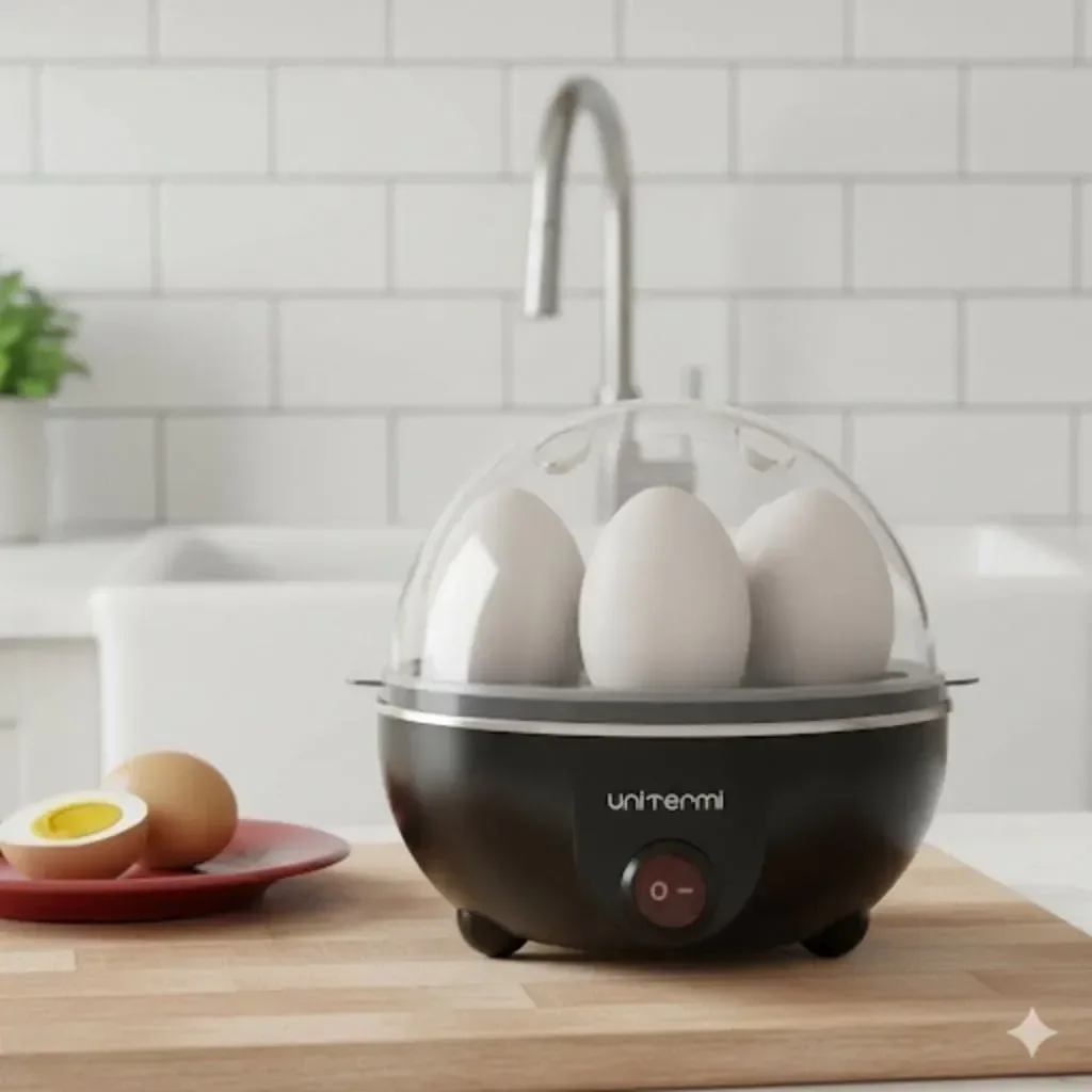 Cozedor de Ovos Portátil Elétrico a Vapor para até 7 Ovos - 6
