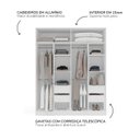 Ver imagem 6 de Guarda-roupa Casal 4 Portas Bater Madrid