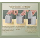 Ver imagem 4 de Ralador Fatiador Smart Manual Rolo Multifuncional Mandoline Cortador Vegetal Artefato Ralador Rabane