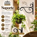 Ver imagem 3 de Suporte de Parede para Vasos de Flor Estilo Mão Francesa – Reforçados e Super Resistentes de Ferro:P