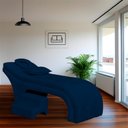 Ver imagem 7 de Maca Estofada Estética Botonê 60 Cm Sobrancelha Cilios Cor:azul Marinho